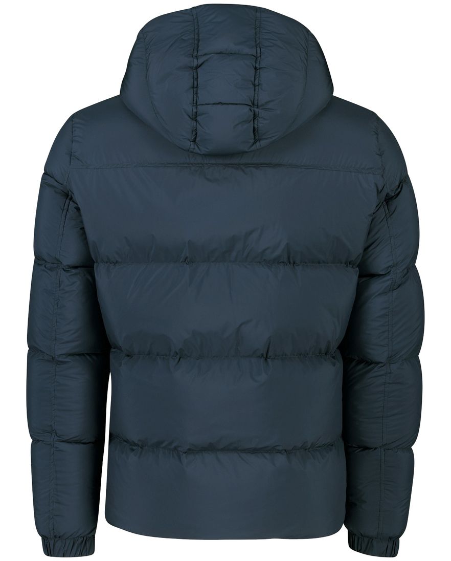 Reset Salmi winterjas blauw afneembare capuchon puffer