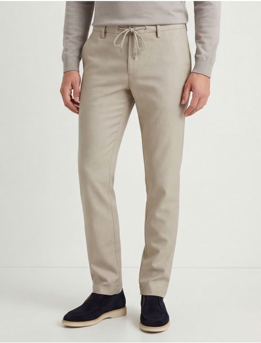 Alberto Jump slim fit pantalon beige