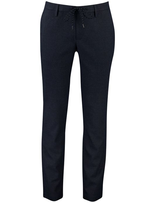 Alberto Jump slim fit pantalon donkerblauw