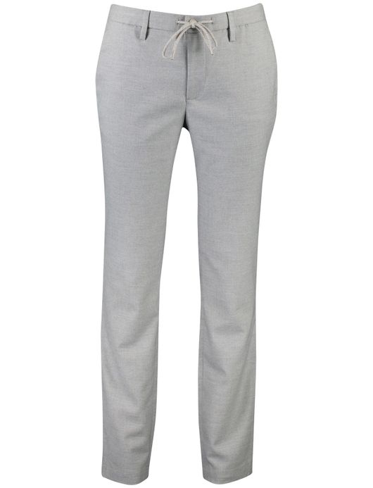 Alberto Jump slim fit pantalon lichtgrijs