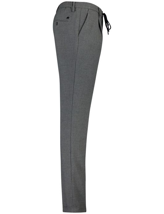 Alberto Barista tapered fit pantalon grijs
