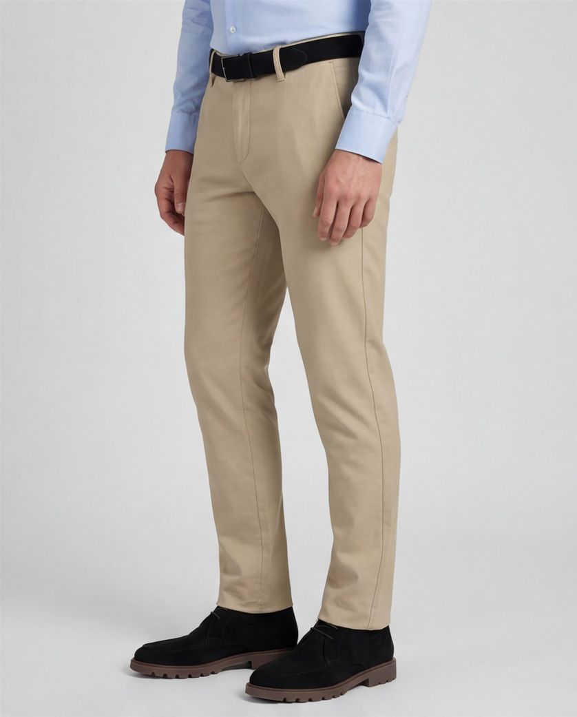 Pantalon chino Alberto Rob beige slim fit