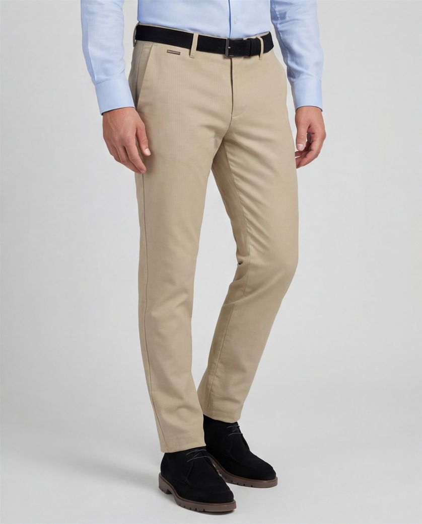 Pantalon chino Alberto Rob beige slim fit
