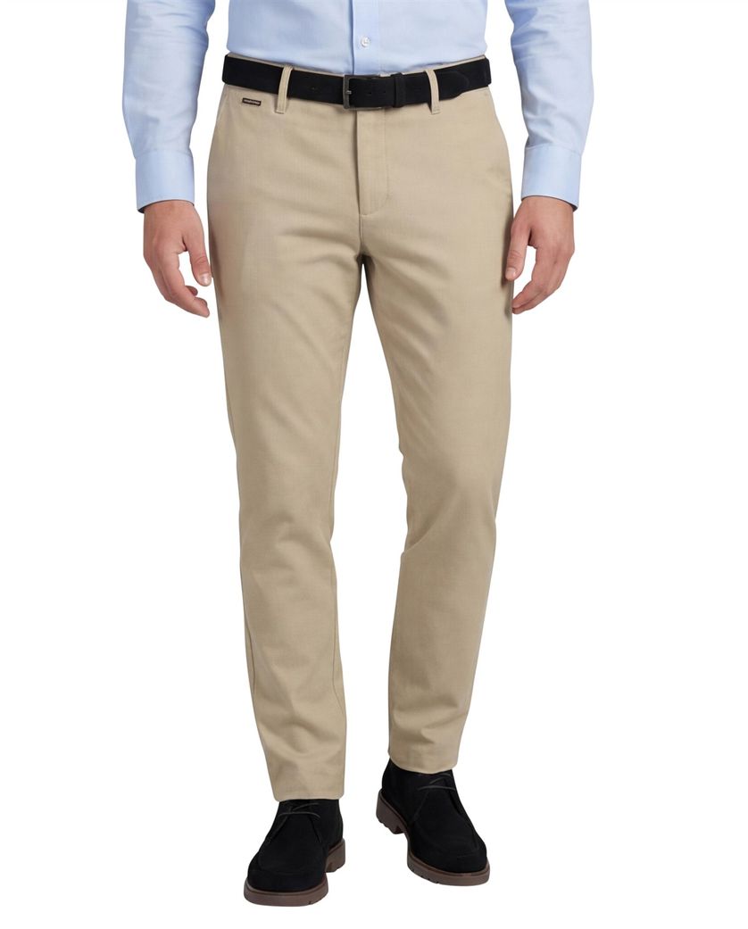 Pantalon chino Alberto Rob beige slim fit