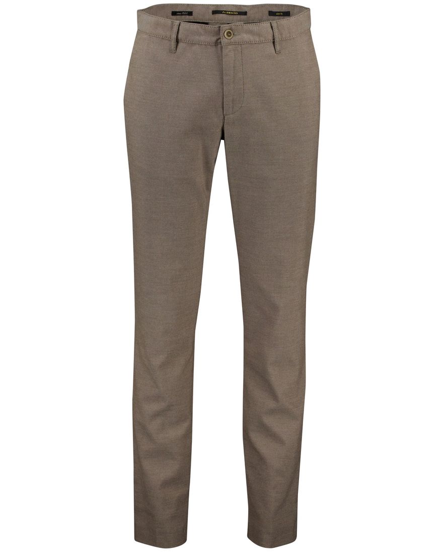 Alberto pantalon chino bruin