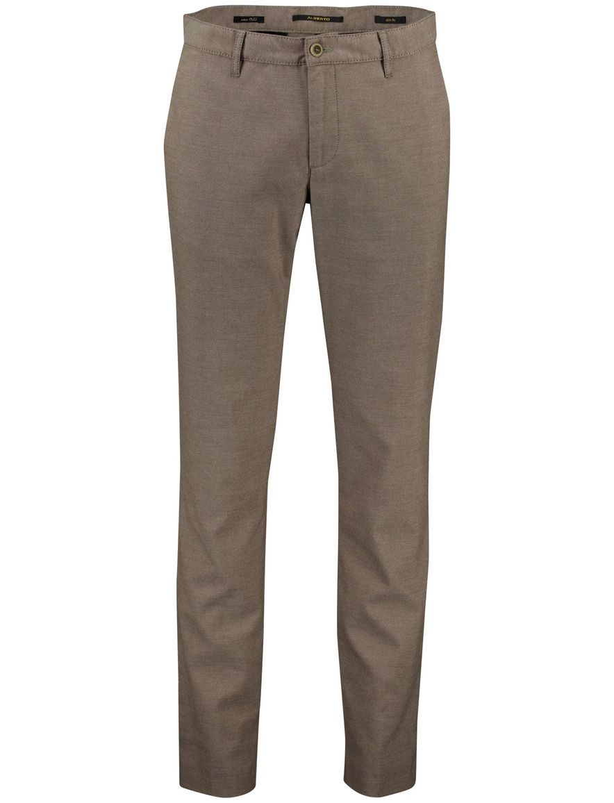Alberto pantalon chino bruin