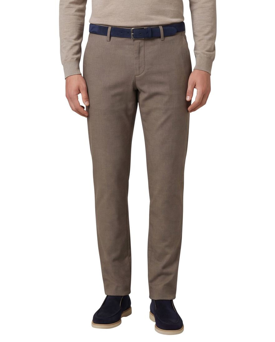 Alberto pantalon chino bruin