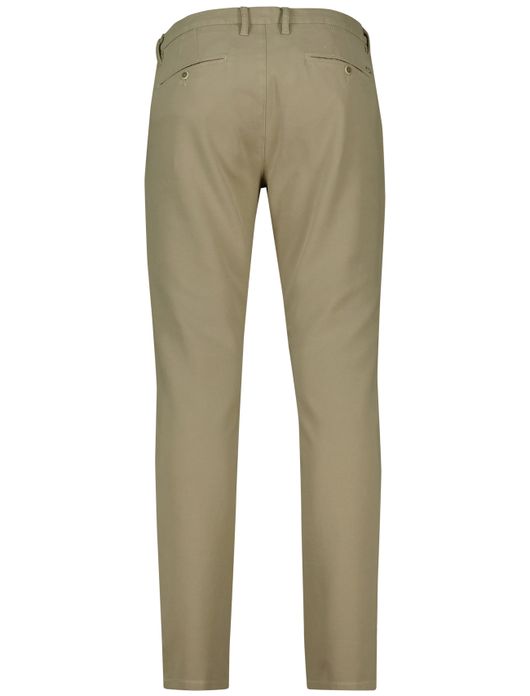 Alberto slim fit pantalon katoen beige