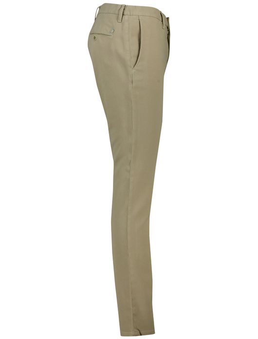 Alberto slim fit pantalon katoen beige