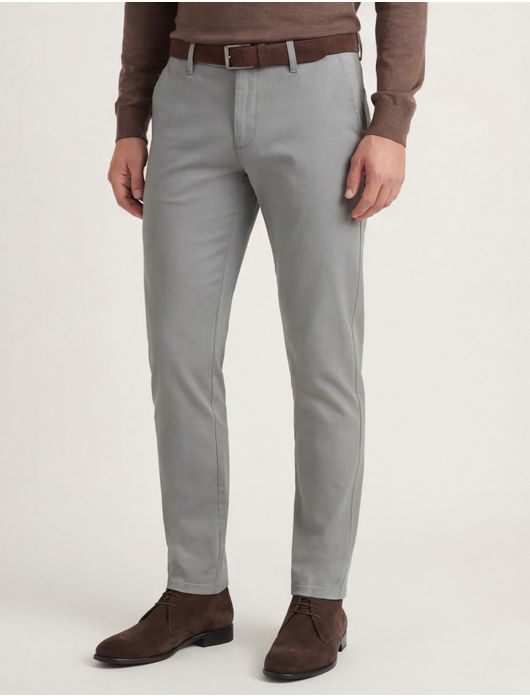 katoenen broek grijs Alberto Rob