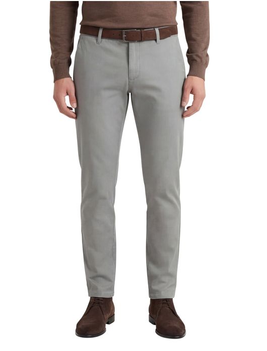 katoenen broek grijs Alberto Rob