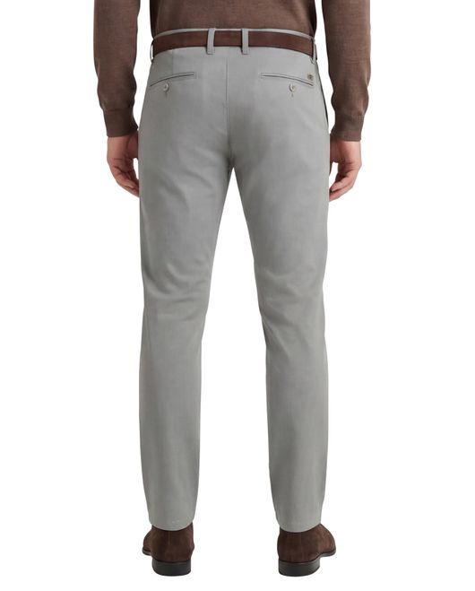 Alberto Rob katoenen broek slim fit grijs