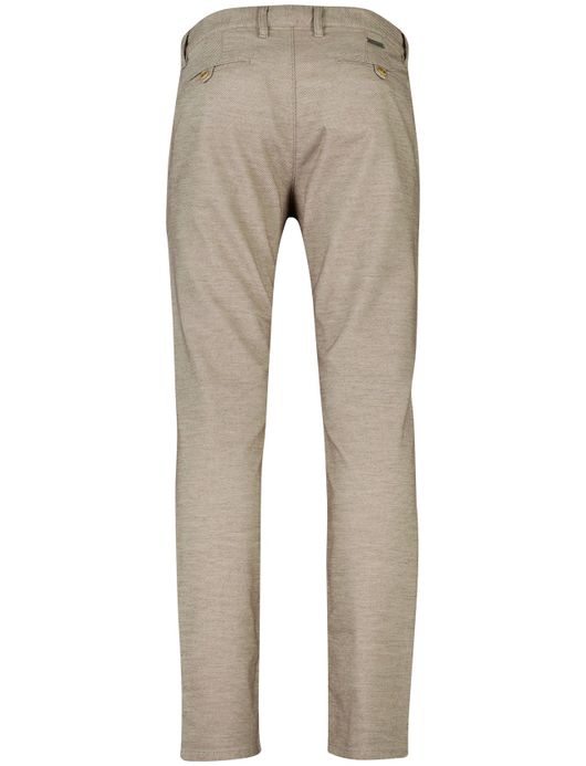 Alberto Lou tapered fit pantalon bruin