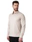 Desoto Kent poloshirt effen beige slim fit katoen