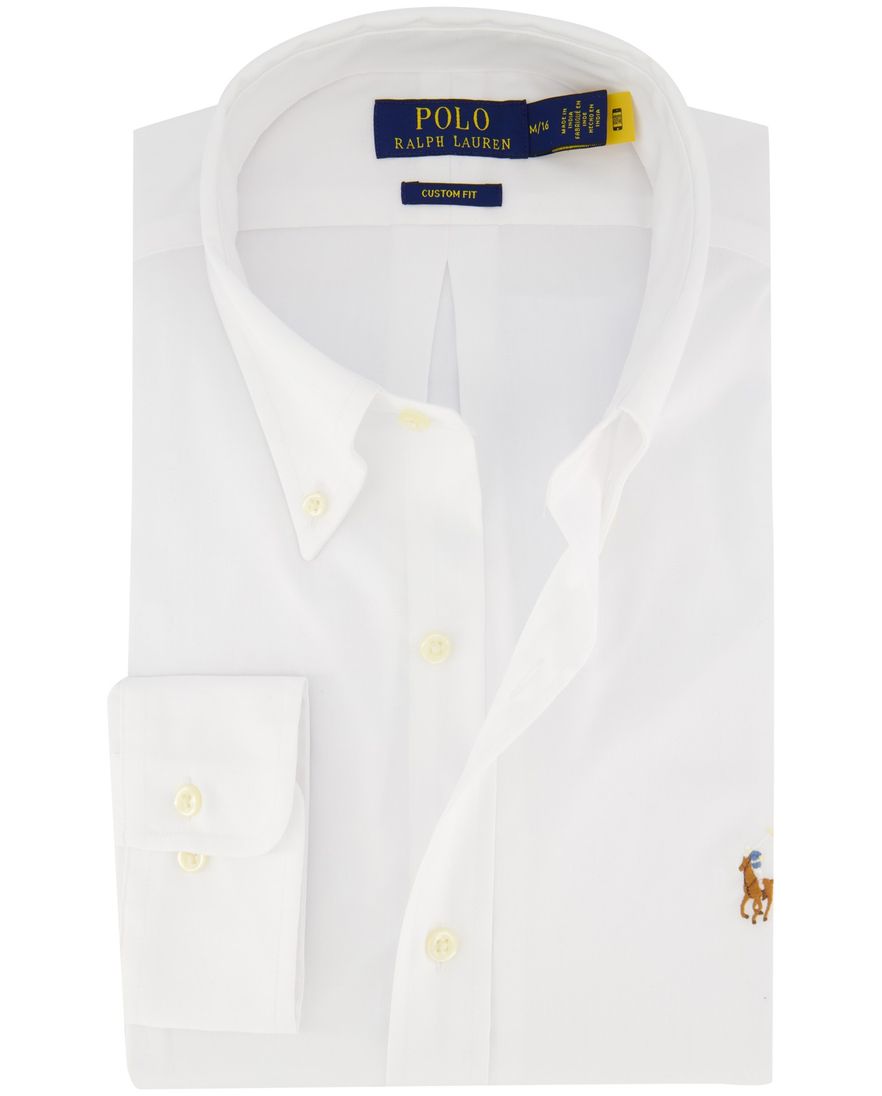 Polo Ralph Lauren custom fit overhemd wit