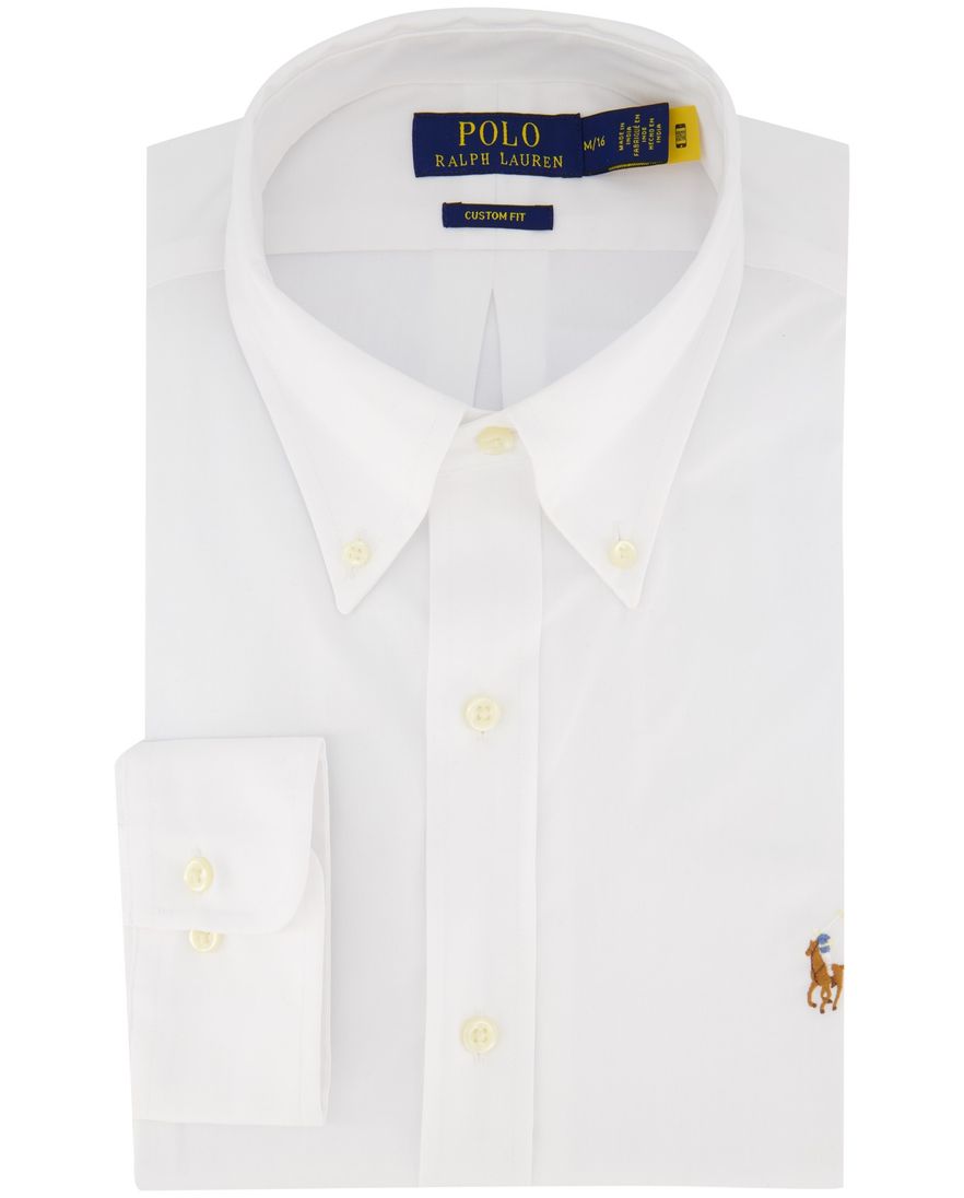 Polo Ralph Lauren custom fit overhemd wit