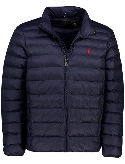 Polo Ralph Lauren gewatteerde jas polyester effen TERRA navy