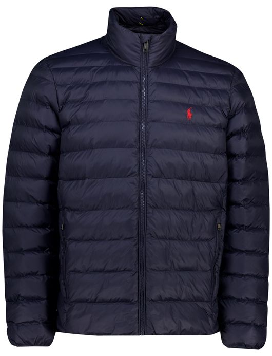 Polo Ralph Lauren gewatteerde jas polyester effen TERRA navy