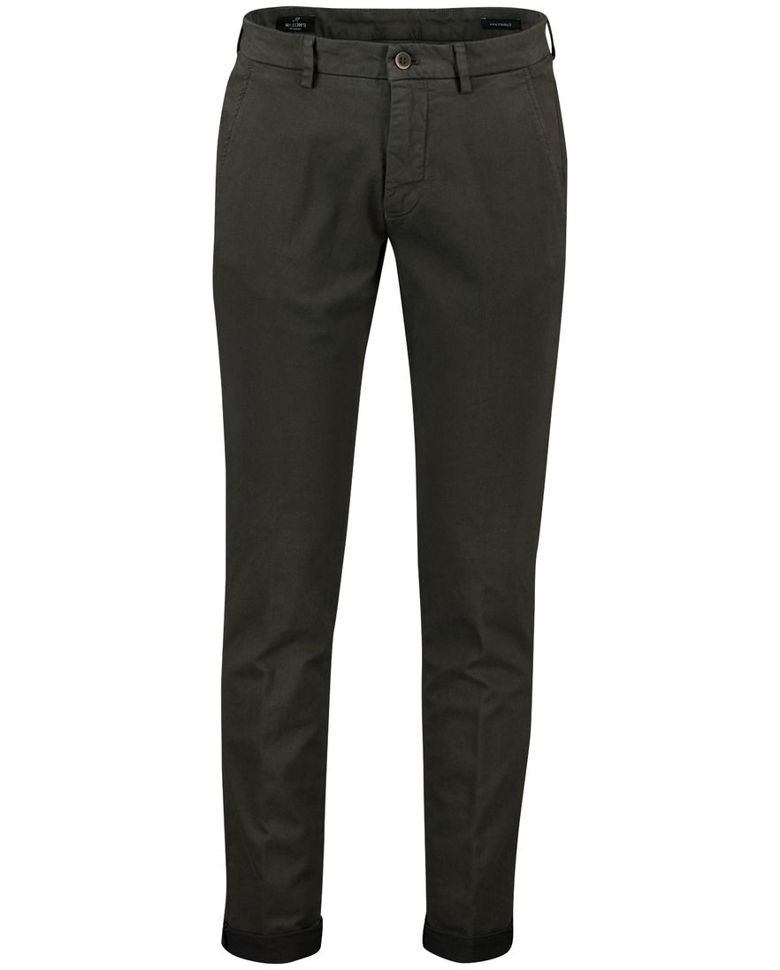 Mason's Torinostyle Pantalon chino groen katoen