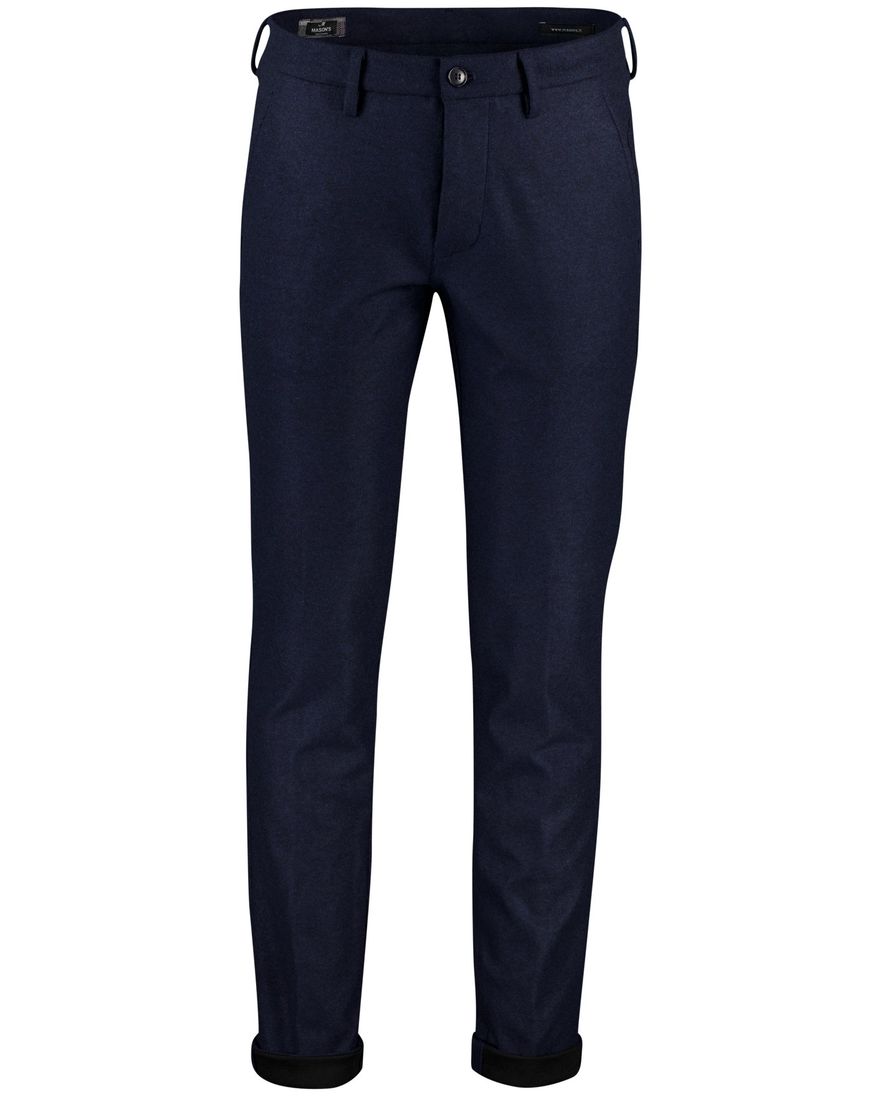 Mason's torino jog chino donkerblauw wol