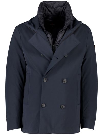 Peuterey Peuterey mantel winterjas donkerblauw waterafstotend