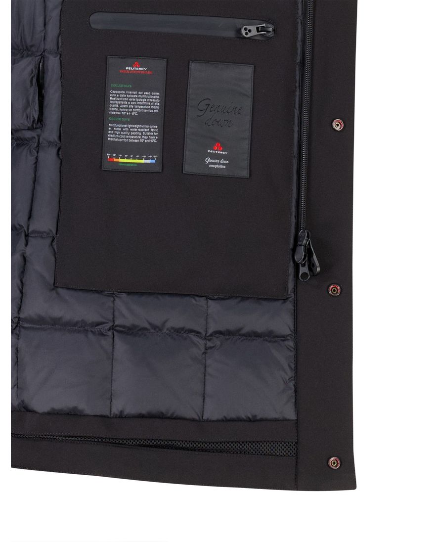 Peuterey parka winterjas zwart waterafstotend