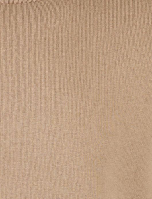 ronde hals Peutery trui bruin effen