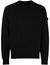 Peuterey sweater ronde hals zwarte normale fit