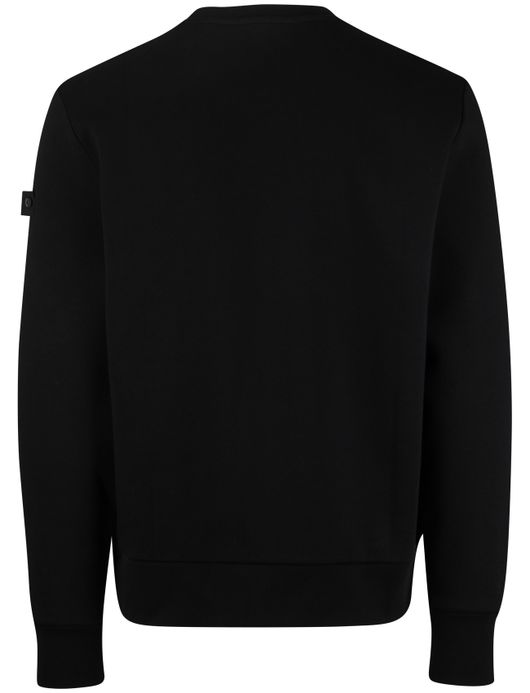 Peuterey sweater ronde hals zwarte normale fit