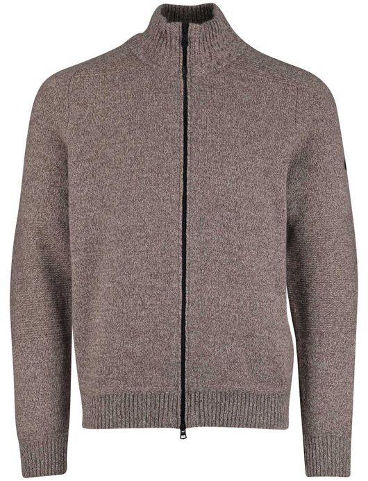 Peuterey vest effen beige normale fit wol