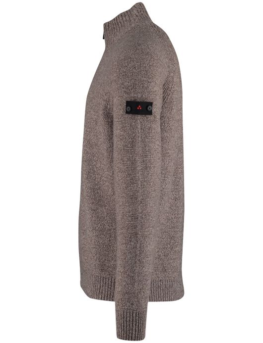 Peuterey vest effen beige normale fit wol