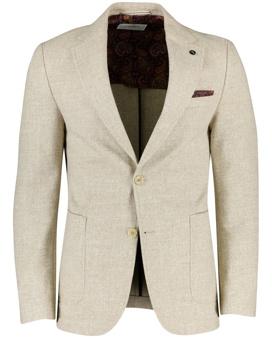 Carl Gross Fabian colbert beige effen normale fit