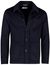 Overshirt Carl Gross donkerblauw effen normale fit