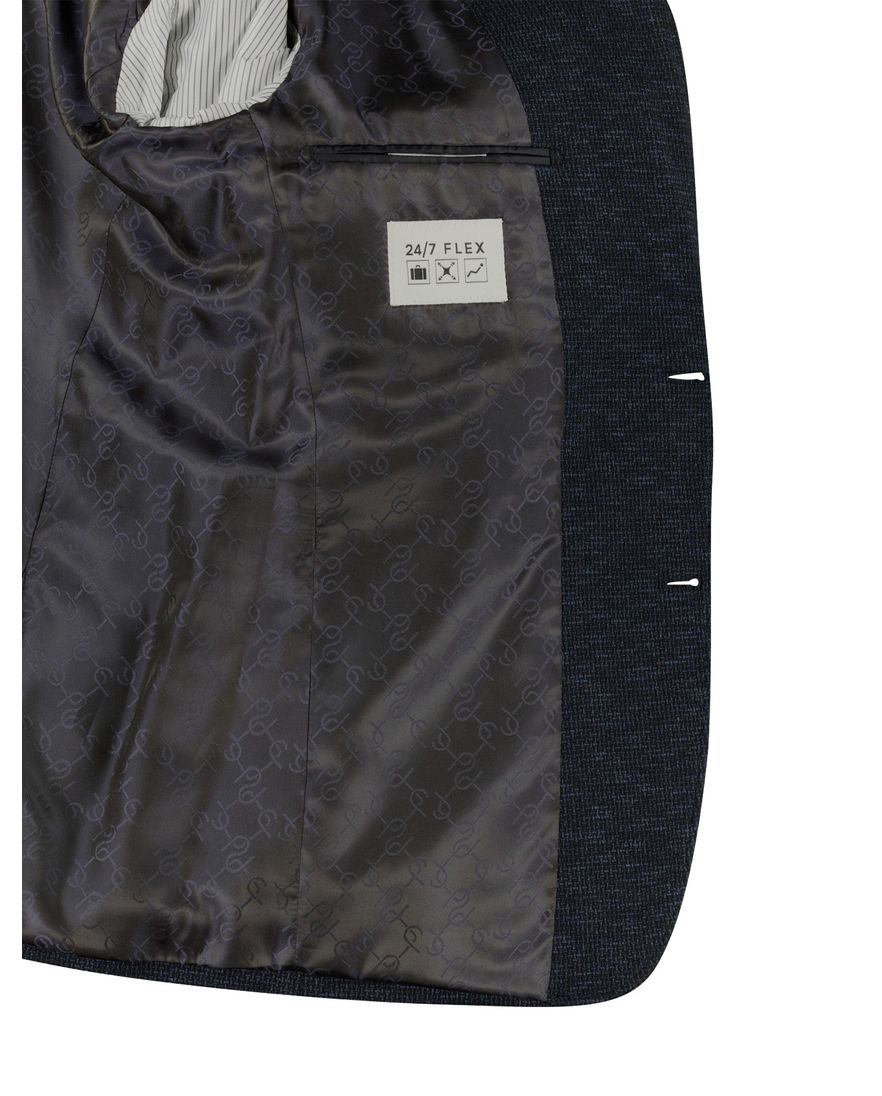 katoenen Carl Gross Faith colbert donkerblauw normale fit