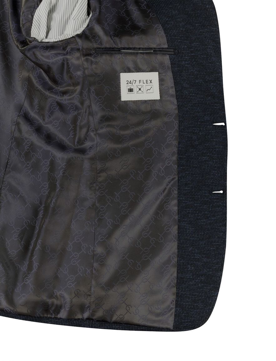 katoenen Carl Gross Faith colbert donkerblauw normale fit