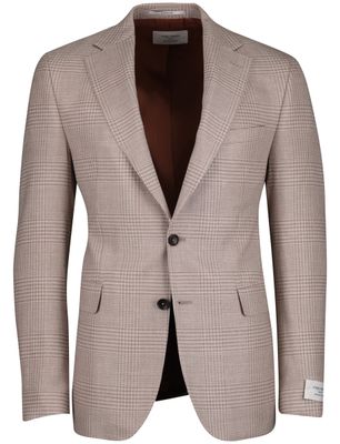 Carl Gross Carl Gross colbert beige geruit wol