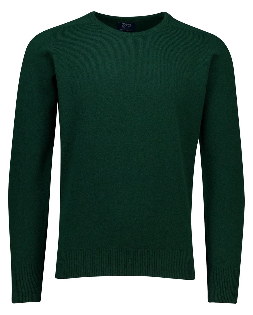 William Lockie trui wol groen