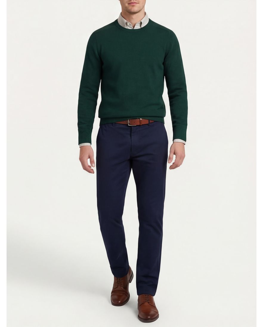 William Lockie trui wol groen