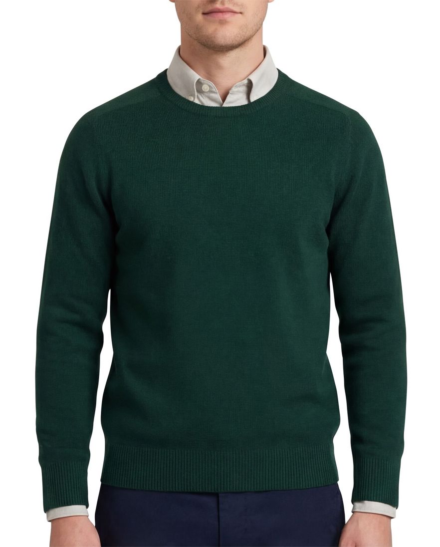 William Lockie trui wol groen