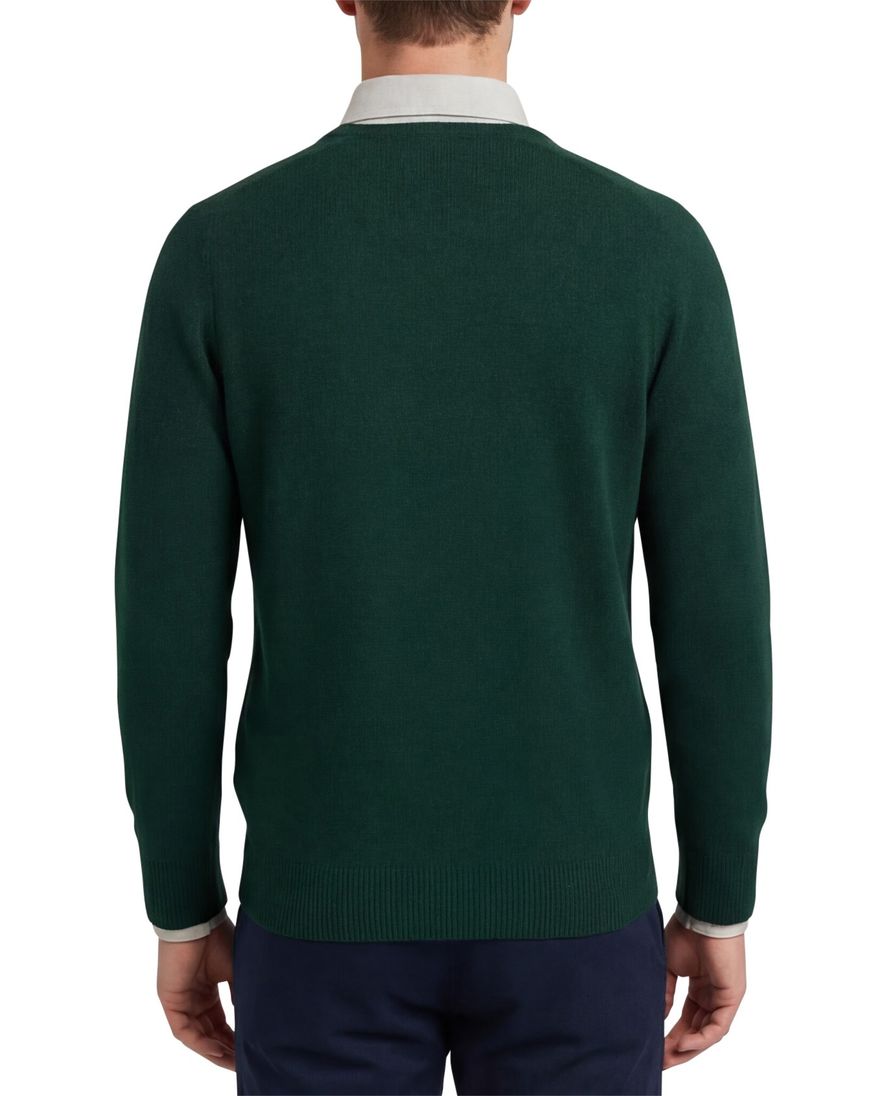 William Lockie trui wol groen