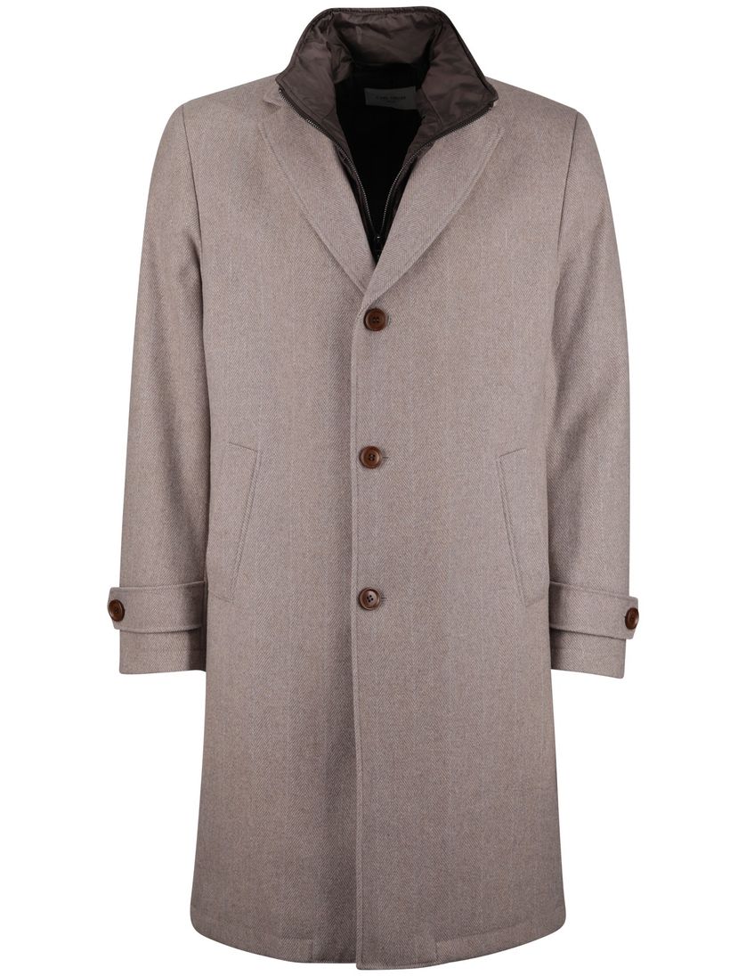 Beige winter manteljas Carl Gross
