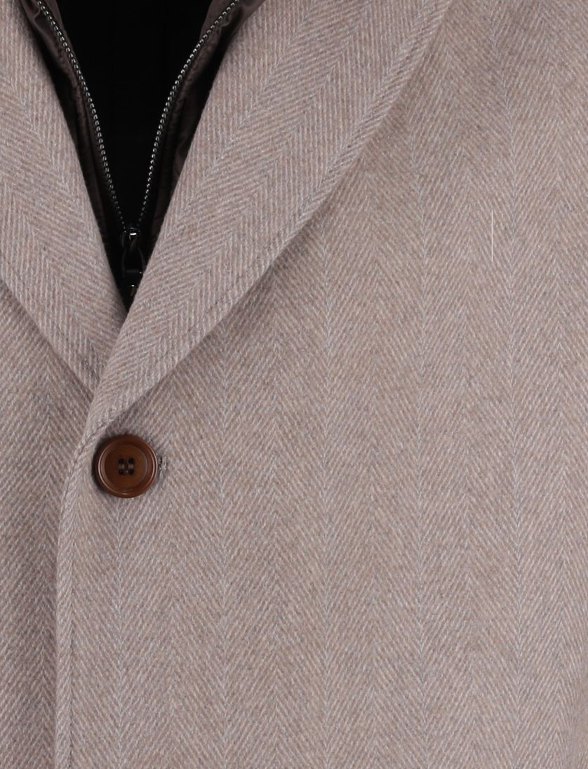 Beige winter manteljas Carl Gross