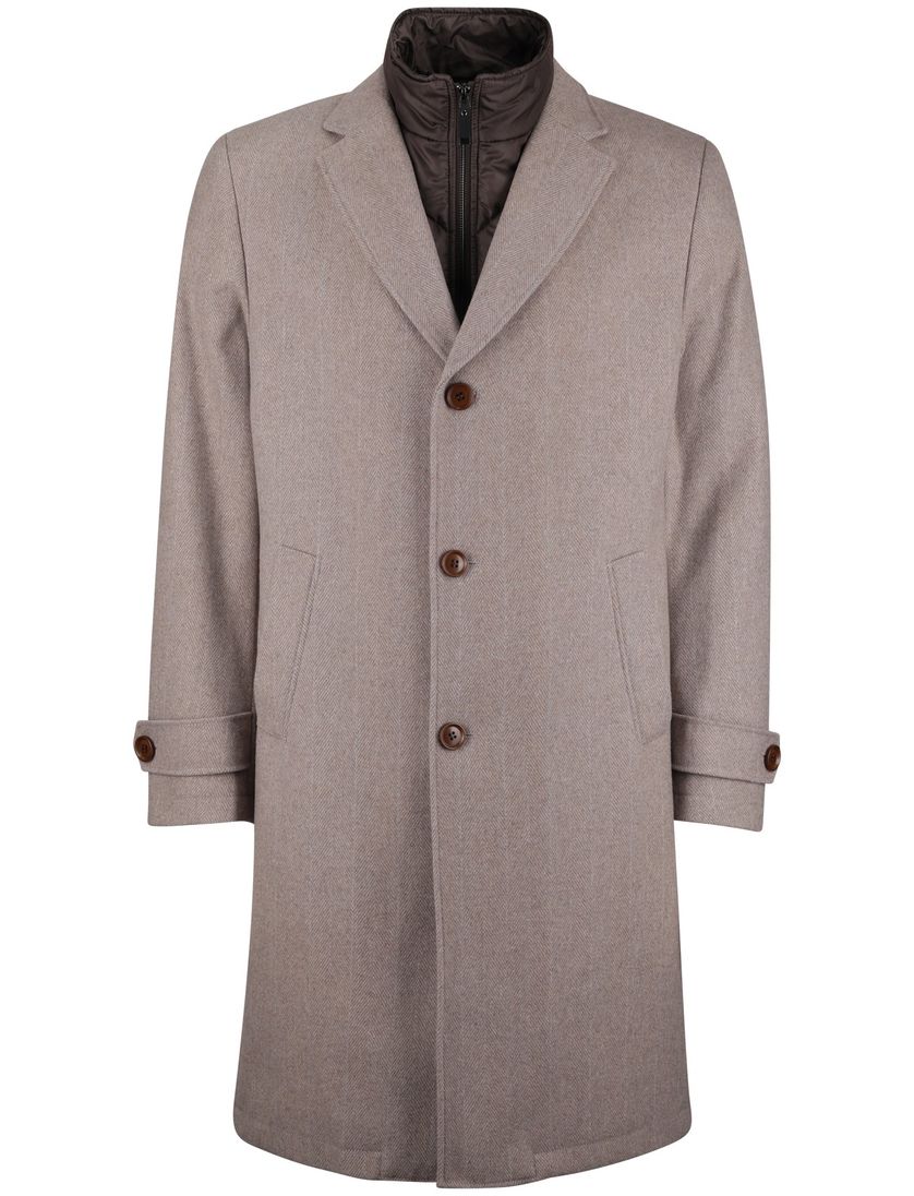 Beige winter manteljas Carl Gross