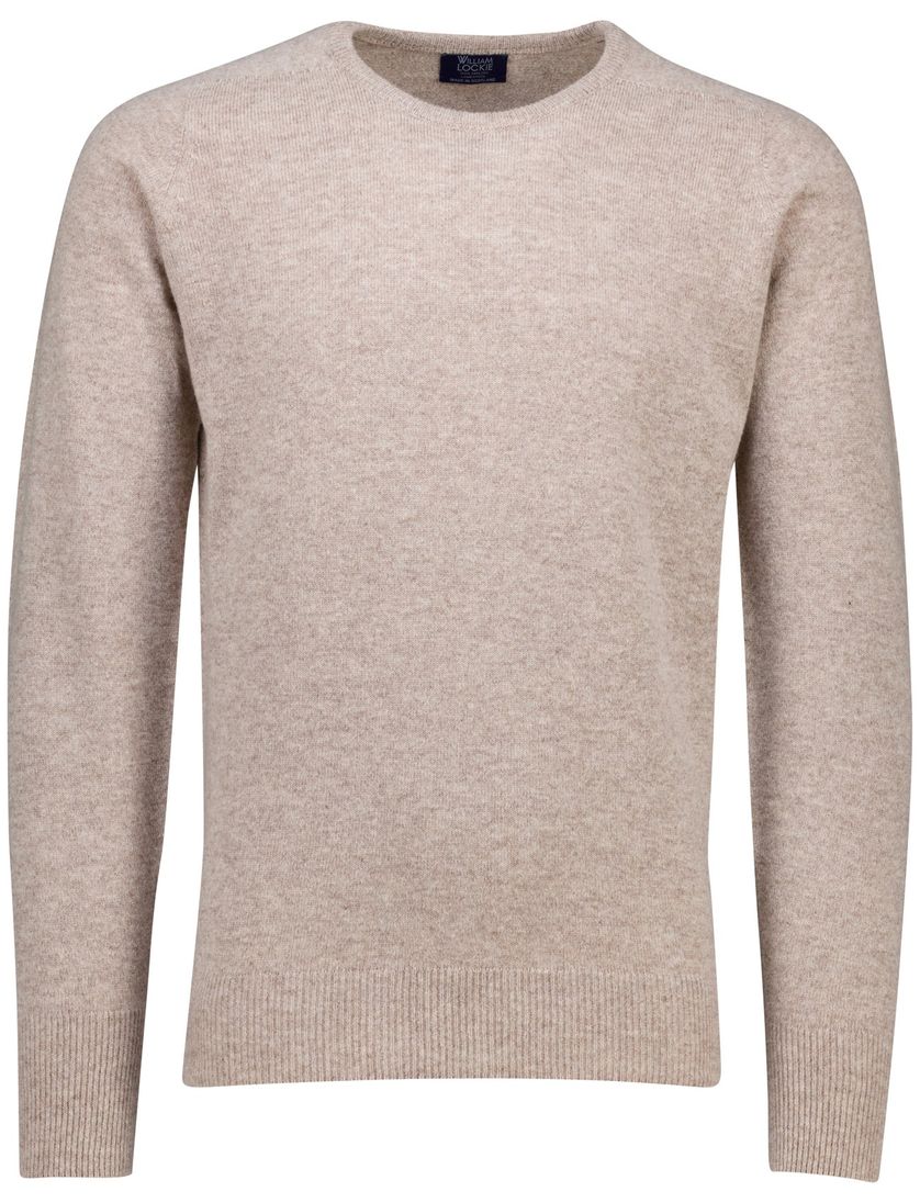 William Lockie trui wol beige