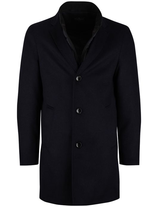 Portofino manteljas normale fit donkerblauw