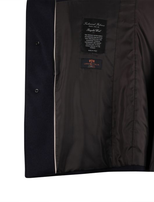 Portofino manteljas normale fit donkerblauw