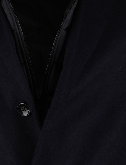 Portofino manteljas normale fit donkerblauw