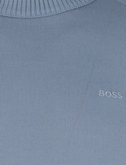 BOSS Orange trui ronde hals blauw