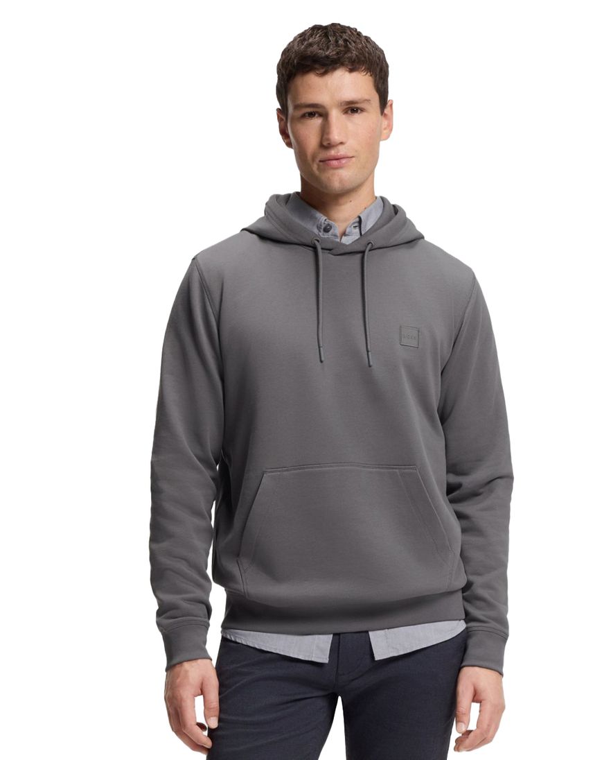 Boss Orange Wetalk hoodie grijs