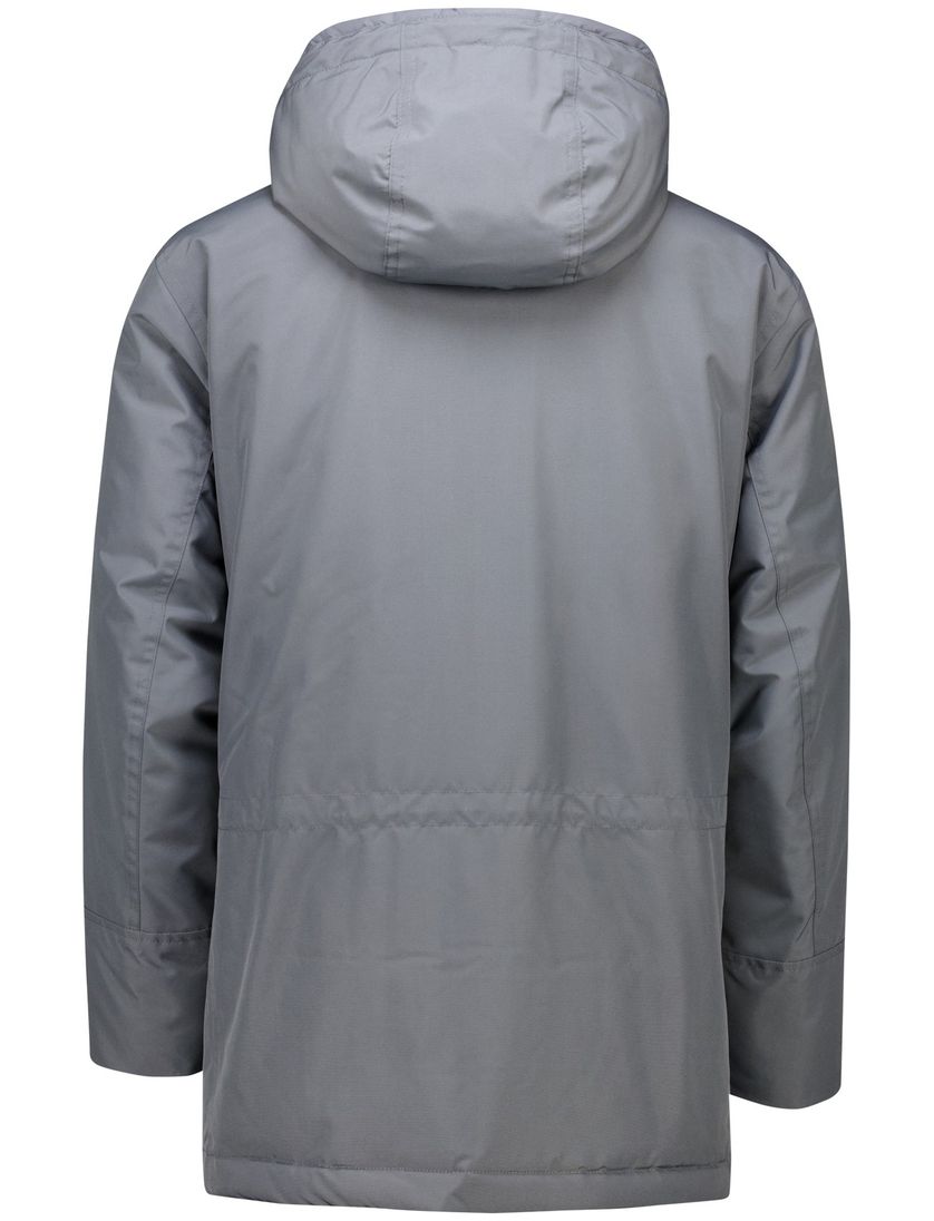 Boss orange Osiass winterjas grijs waterdicht